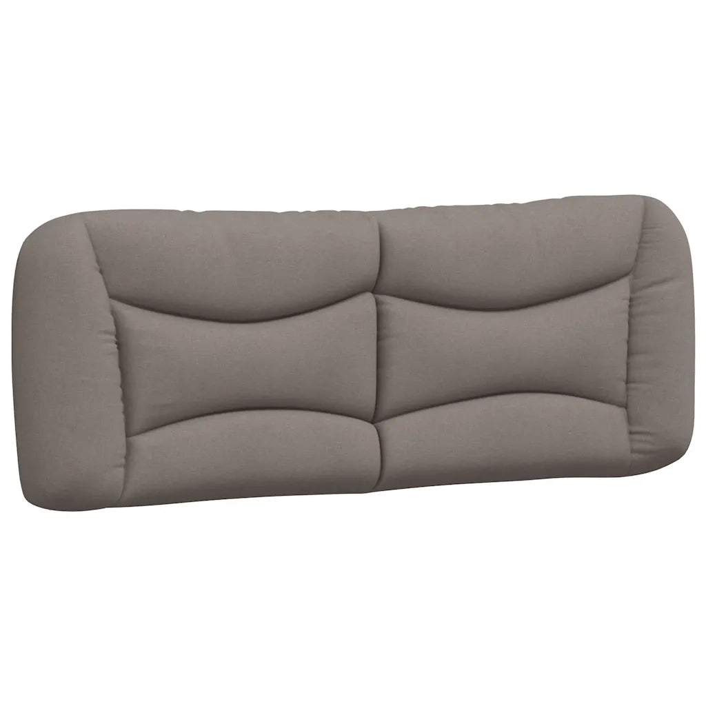 Letto matrimoniale | Letto per adulti | Giroletto senza Materasso Hvar Tortora 180x200 cm in Tessuto