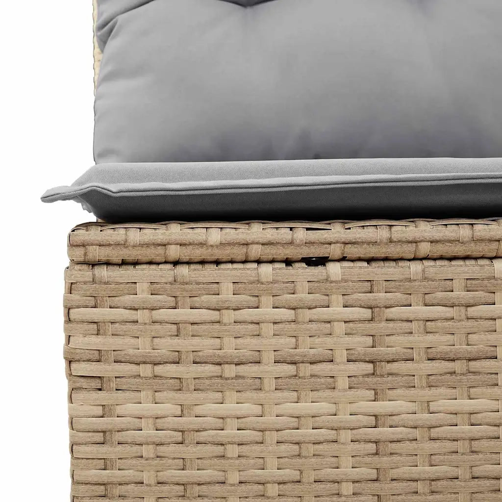 Set Divano da Giardino con cuscino 12 pcs Beige e Grigio Chiaro 3363857