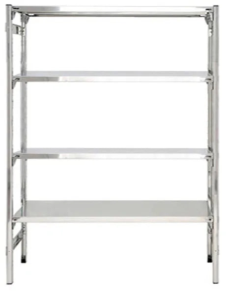 Scaffalatura in acciaio inox per cucine di ristoranti cm. 140x50x200h