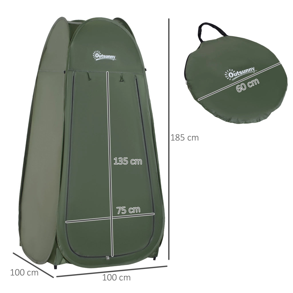Tenda Doccia Portatile Pieghevole ¨C Minimal ¨C Verde