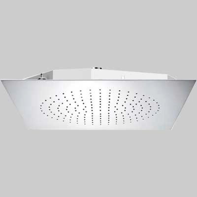 SOFFIONE DOCCIA DA INCASSO A SOFFITTO SUPERMIRROR  500 x 500 x 2 mm     MADE IN ITALY
