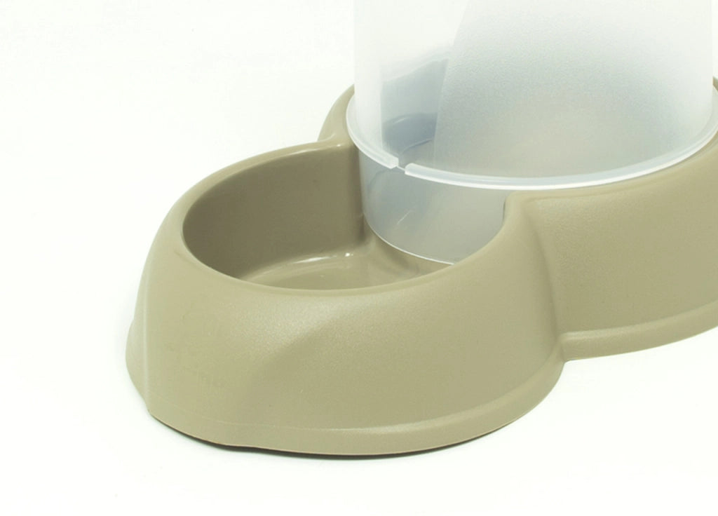 Dispenser Cibo/Acqua 1,6L Per Animali Modello 700084 Colore Beige