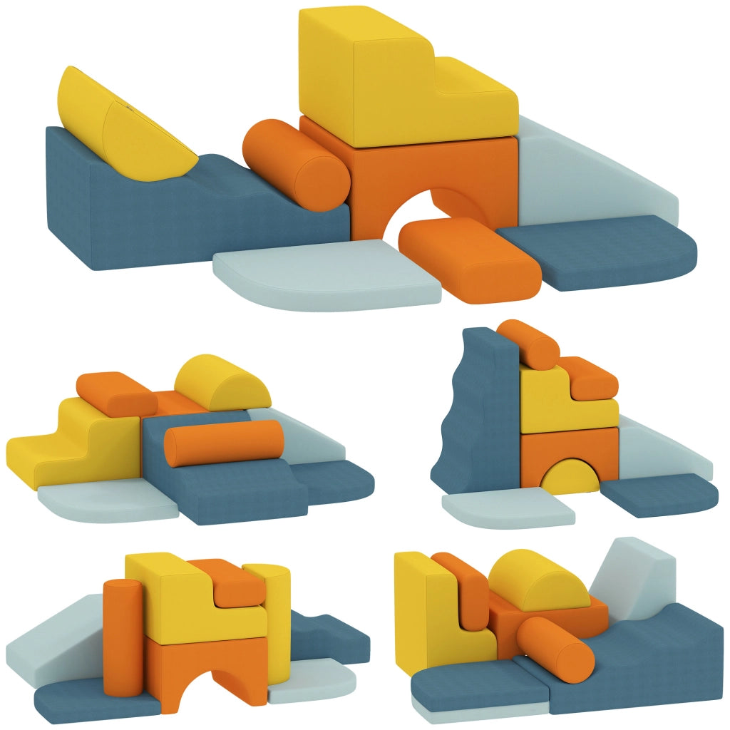 Tappeto di gioco in schiuma 9PCS ¨C Xylo ¨C multicolore 100x100