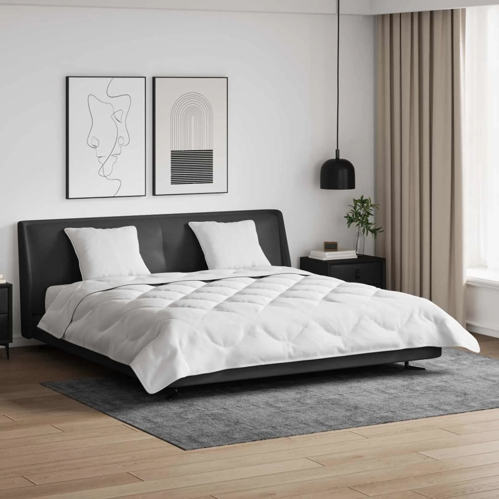Duvet Estivo con cuscino 3 pcs Bianco Microfibra 3377332