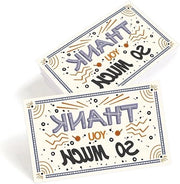 Cartoline di Ringraziamento Multipack - Cartoline di Ringraziamento - Diversi Motivi - 200 Pezzi - Piccole Cartoline di Desiderio - Ufficiali - Formali - Matrimonio - Adatti a Tutti gli Occasioni - Uomini Donne - Formato A6 - Carta.
