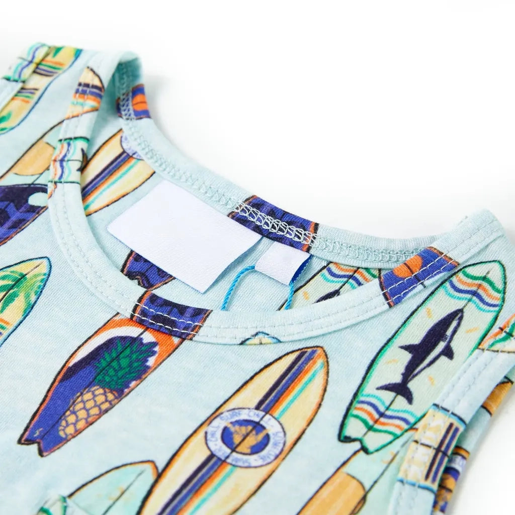 Canotta da Bambino Blu Tenue M¨¦lange 104