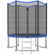 Trampolino Esterno per Bambini con Rete di Sicurezza e Scala ¨C Minimal ¨C ?183 cm Blu