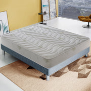 Materasso Matrimoniale 160x190 Alto 25 cm - Aloe Vera – Ortopedico – Alta densità – Onda Massaggiante - Massimo Comfort