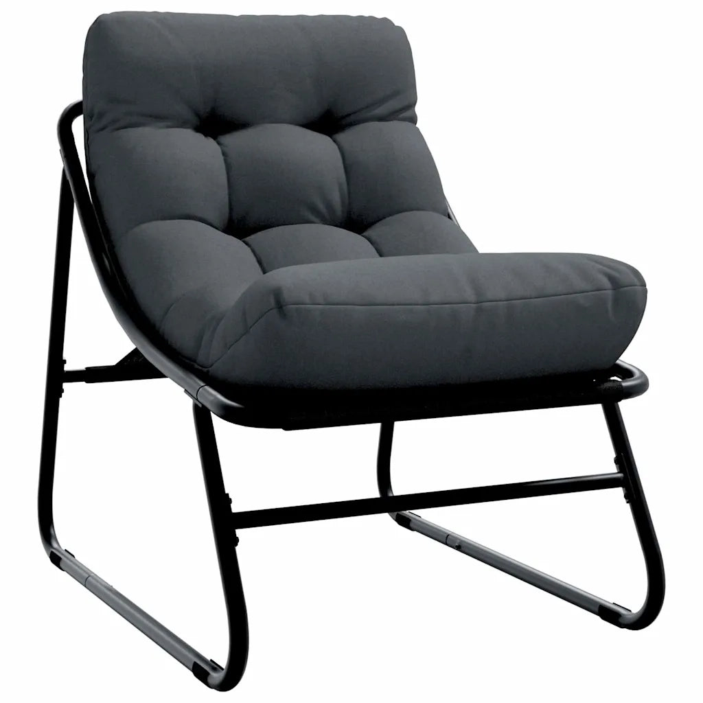 Arredamento da Giardino 2 pcs Nero 60,5 x 81 x 71 cm 42008029