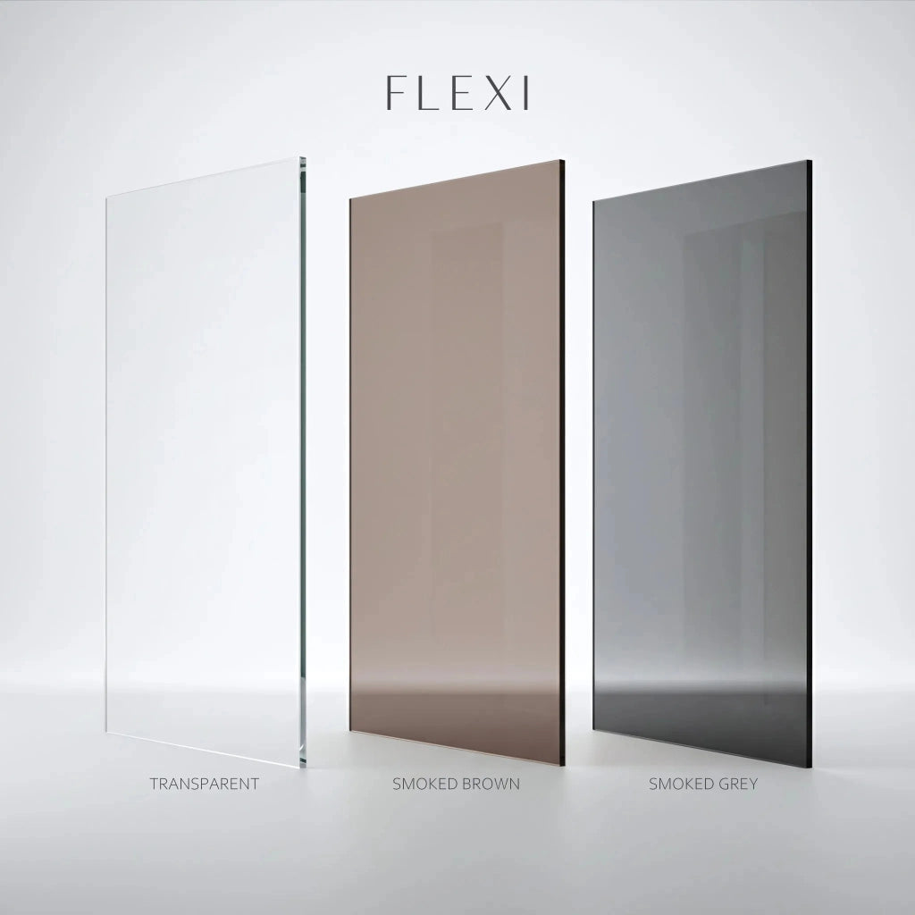 Parete Doccia Rea Flexi Transparent / Gold 70