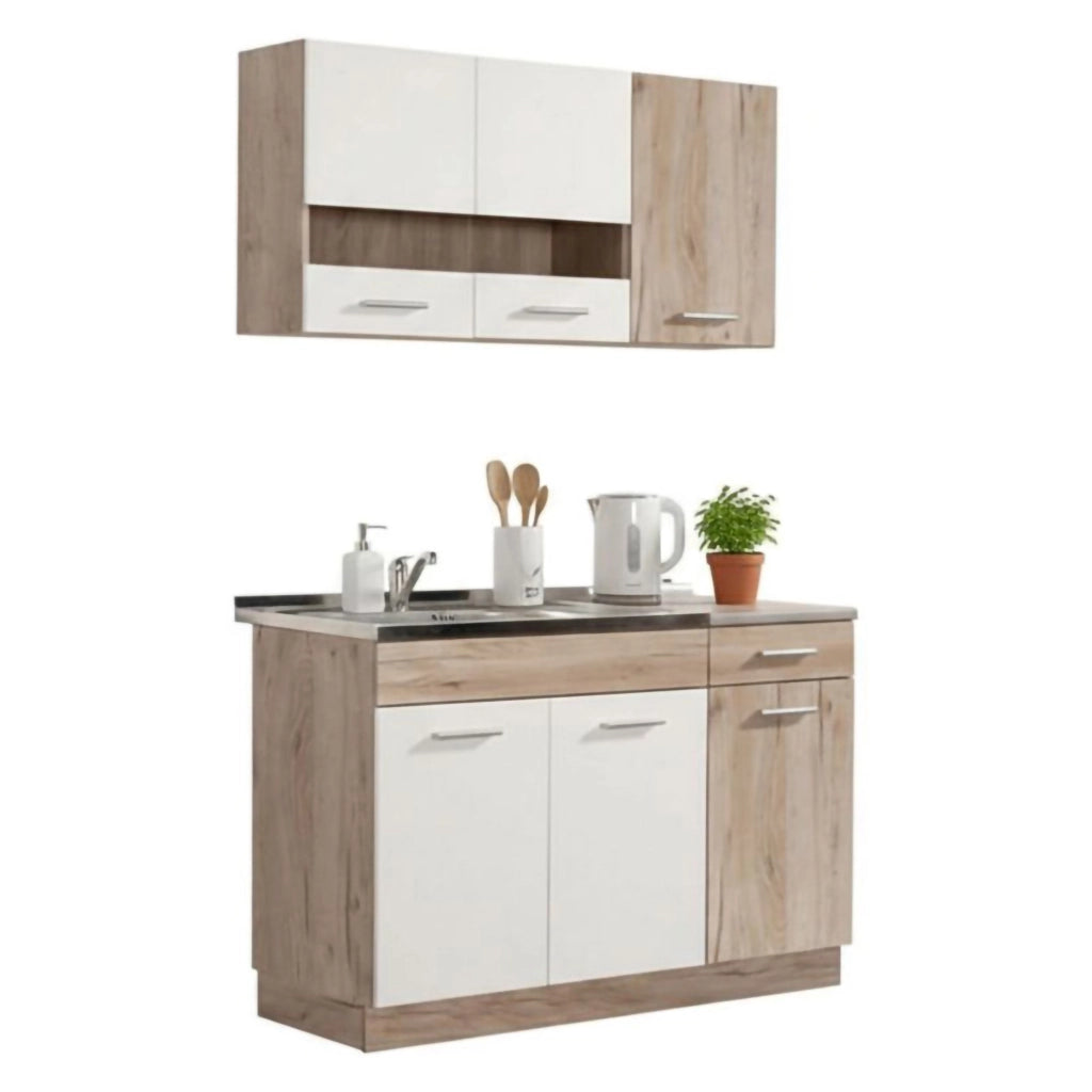 Cucinino Lanzo, Cucina un Cassetto, Elettrodomestici non inclusi, Bianco