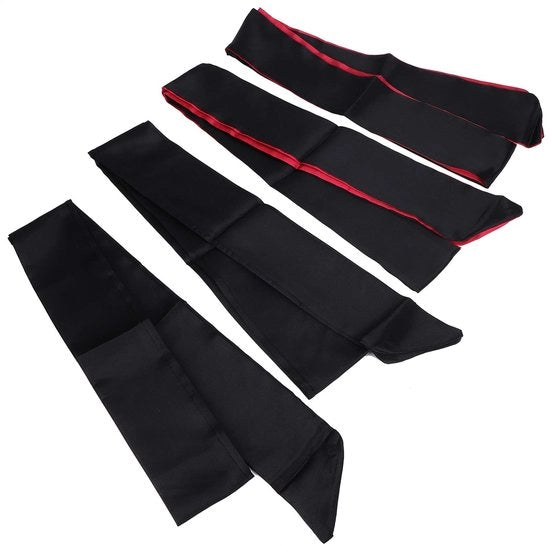 Copri occhi Luxe - Maschera da sonno in seta - Protezione occhi bambini - Maschera da sonno aereo - Leggerezza confortevole - 150cm