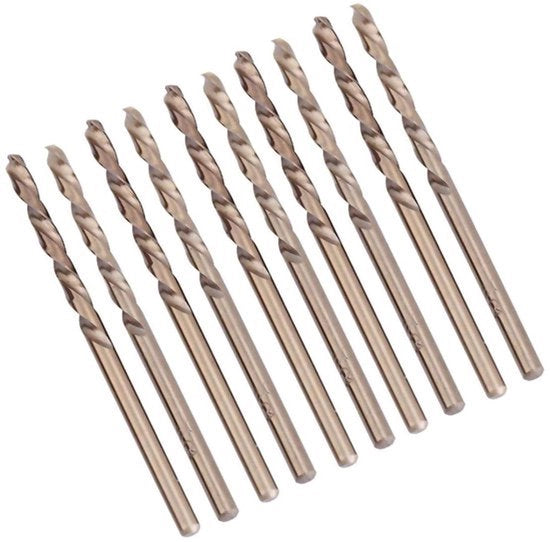 HSS-CO - Acciaio Inossidabile - 1,0-5,0 mm - Adatto per Lavorazione del Metallo - Color Argento.