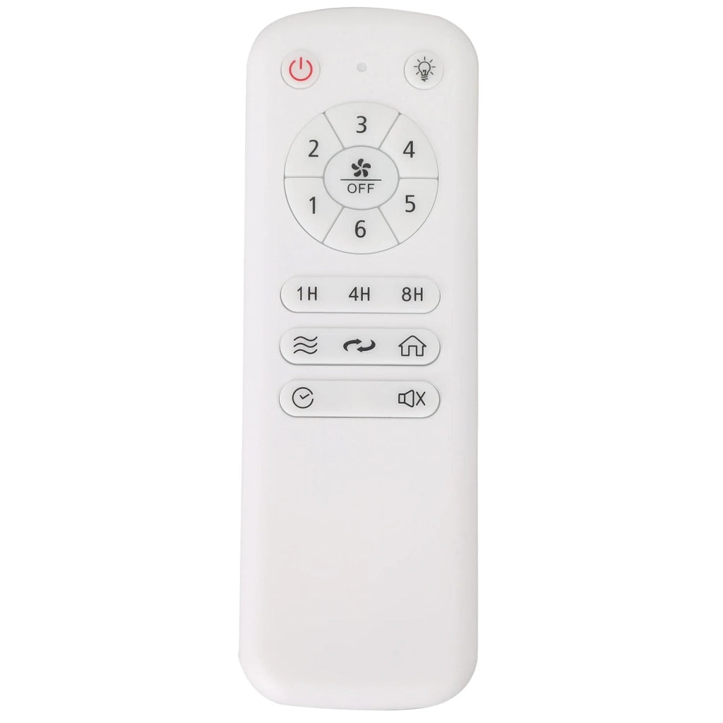 LÚZETE - VENTILATORE DA SOFFITTO CON LUCE LED 24W REGOLABILE MOTORE DC BIANCO CASCADE