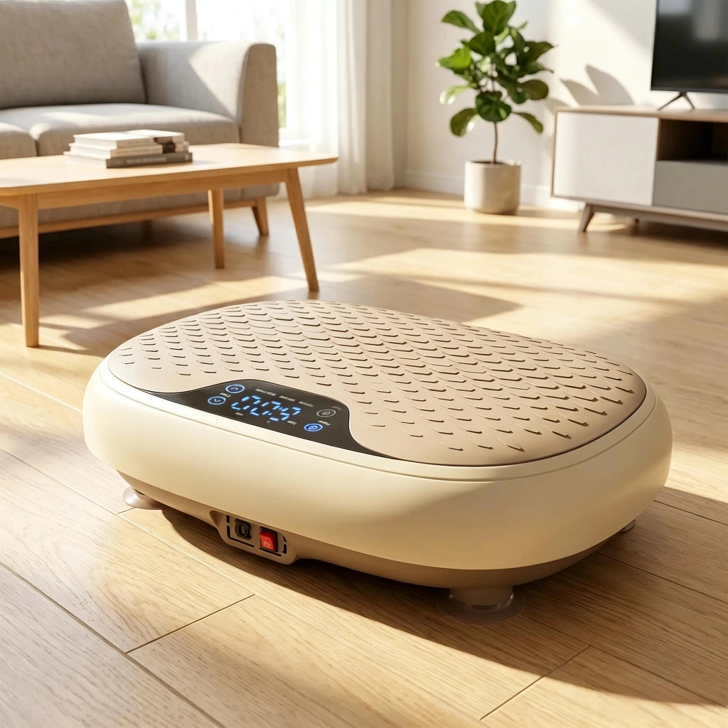 Piattaforma vibrante 20 velocità; 3 programmi; schermo LED e telecomando