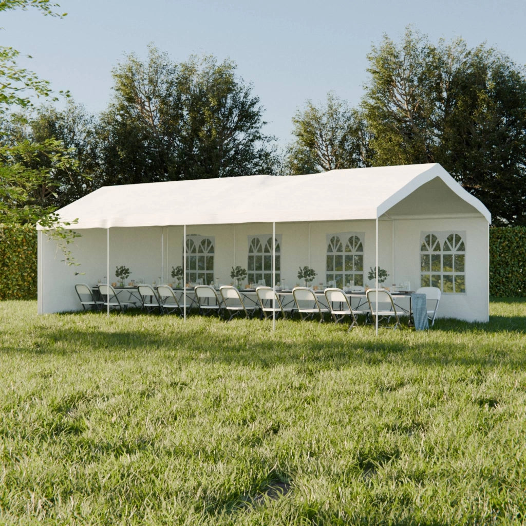 Tendone per festei, 4x8m, bianco, bianco