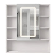 Armadietto Con Specchio Led Rea Luna 70x80cm