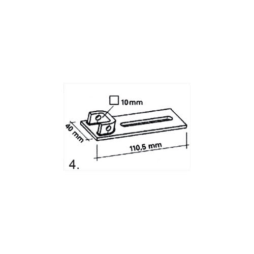SUPPORTO "U" REGOLABILE NORTON AUTOMAZIONE AUTOMATISMI ORIGINALE GARANZIA NUOVO