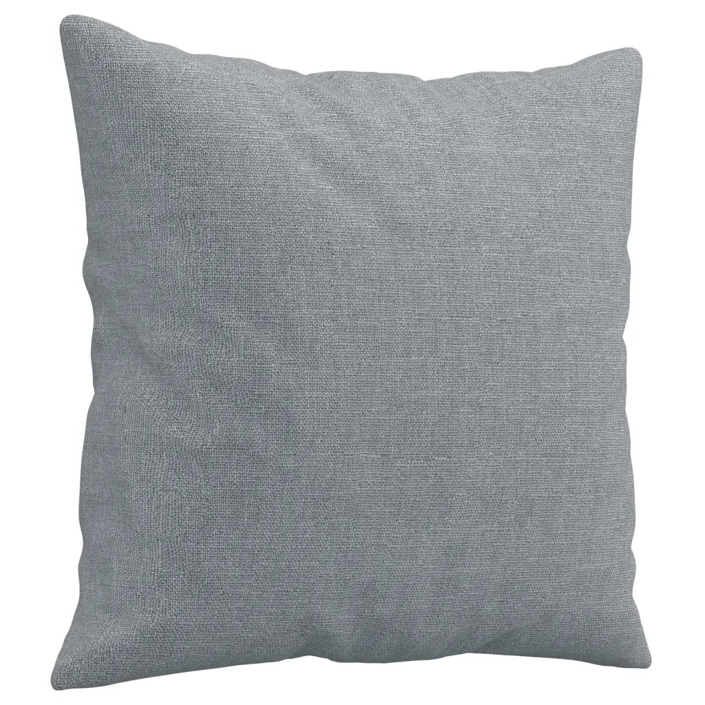 Set Divani 2 pz con Cuscini Grigio Chiaro in Tessuto 3202102