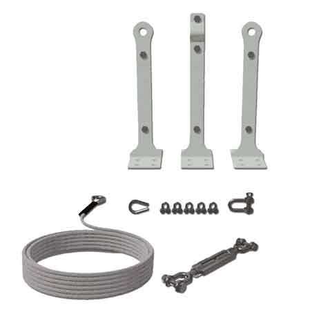 KIT LINEE VITA BASE PIANA Fune 8 mt
