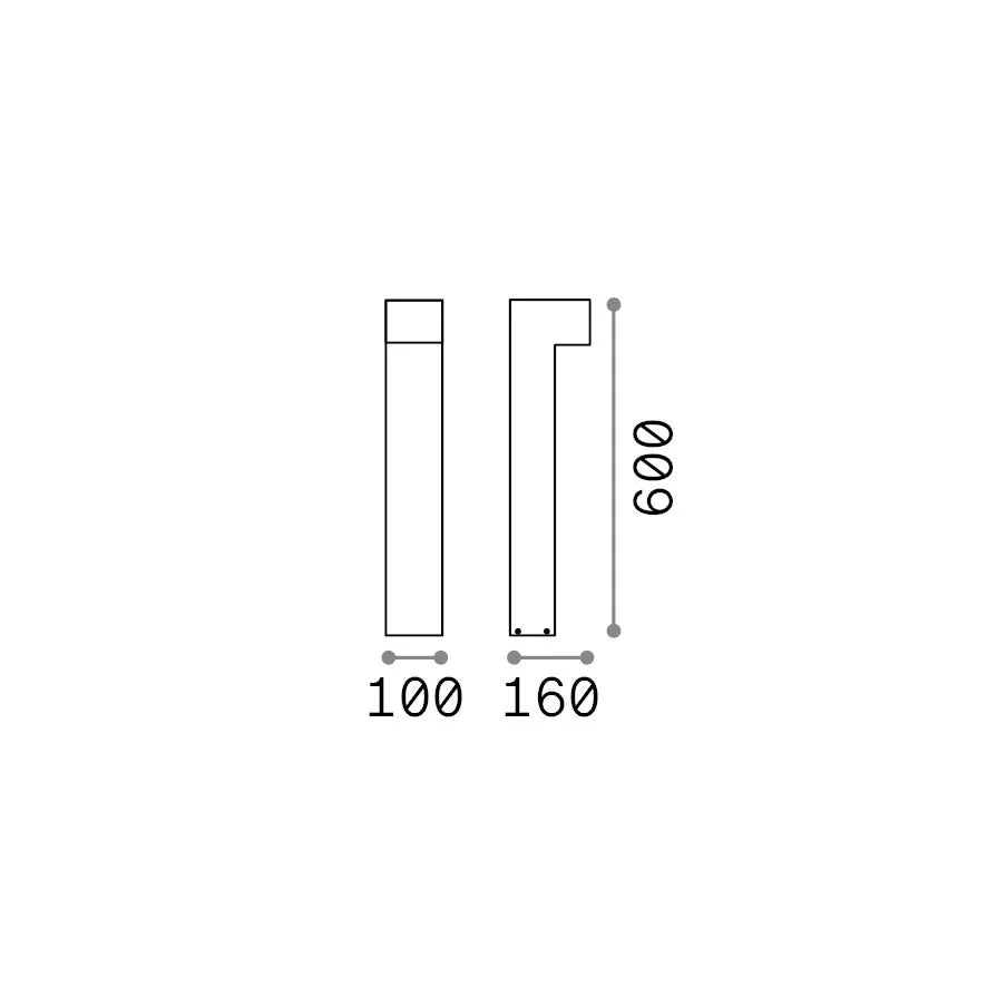 Sirio_Led_Pt1_H60_Grigio