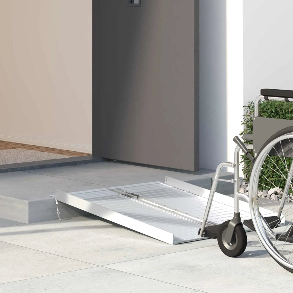 Rampa per sedia a rotelle 270 kg Argento 270 kg Alluminio CFW2089692