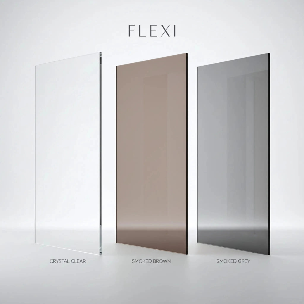 Parete Doccia Rea Flexi Brown / Gold 100
