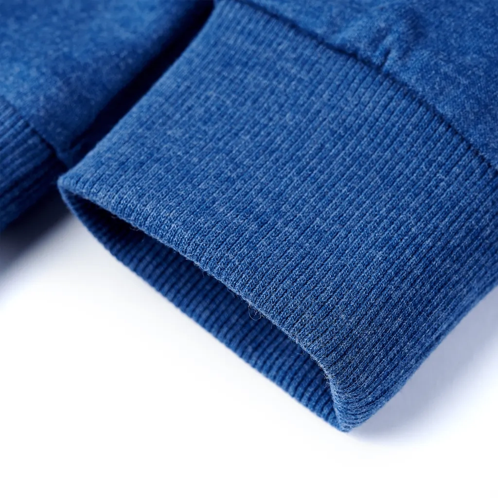 Felpa da Bambino Blu Scuro M¨¦lange 128