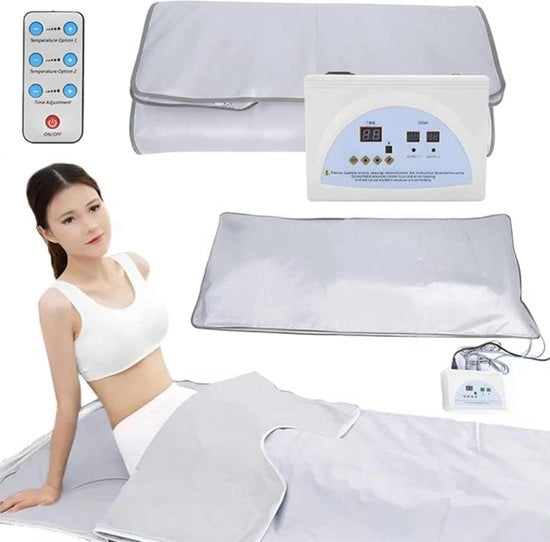 Dipendenza per sauna - Coperta infrarossa - Terapia infrarossa - Coperta elettrica - Coperta di calore - Ideale per rilassarsi