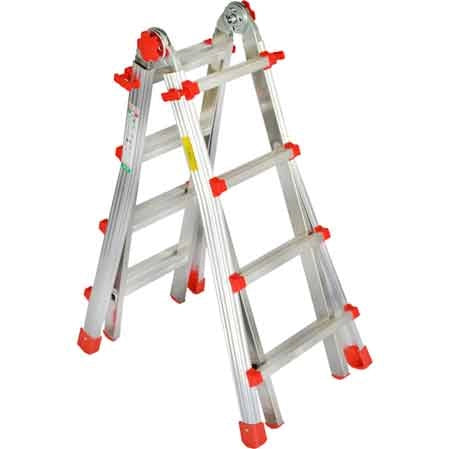 SCALA MULTIUSO 'SQUADRA PIU'' 4+5 gradini - MARCHETTI