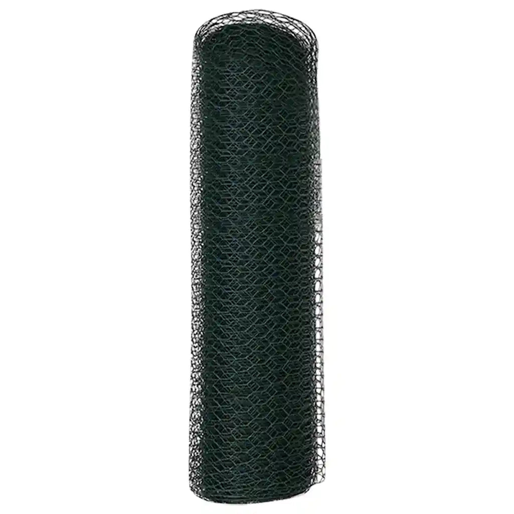 Recinzione da Giardino | Recinzione Esagonale Verde 0,5 x 100 m PVC