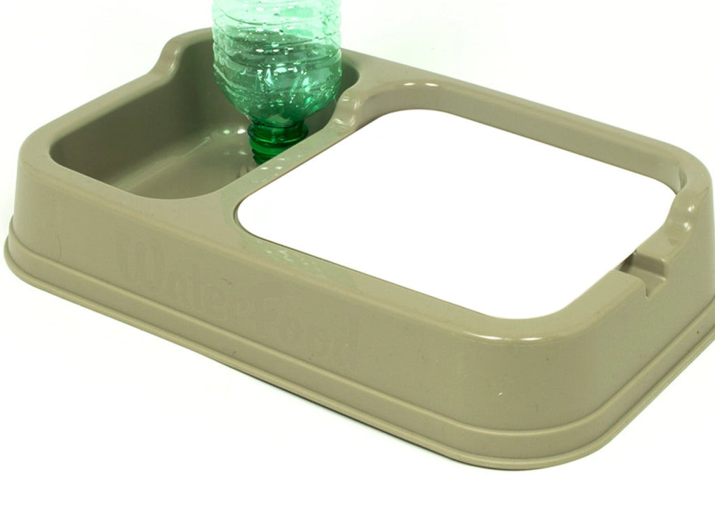 Distributore Cibo/Acqua Per Animali Modello 700087 Colore Beige