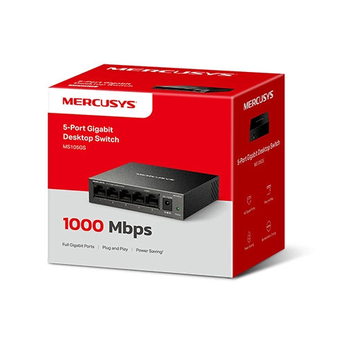 SWITCH MERCUSYS 5 PORTE GIBABIT