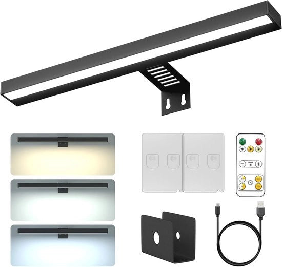 Lampada da parete fotovoltaica con telecomando - luce da pennello regolabile per arte e decorazione