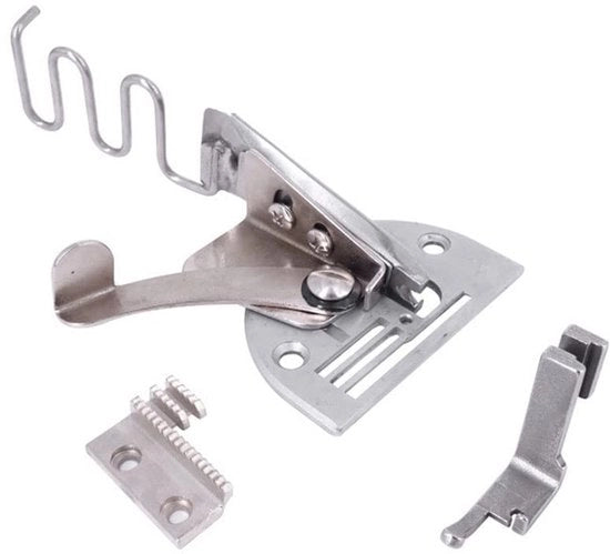 ONF3 - Applicatore di bordo curve - Macchina da cucire pieghevole - Facile da utilizzare per finire i bordi - Argento - Applicatore di bordo - Adatto per coperte e tessuti in cotone.