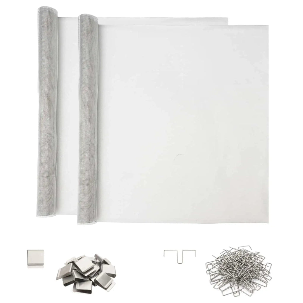 Copertura per pozzetto di luce con clip 2 pz 70 x 130 cm 42045631
