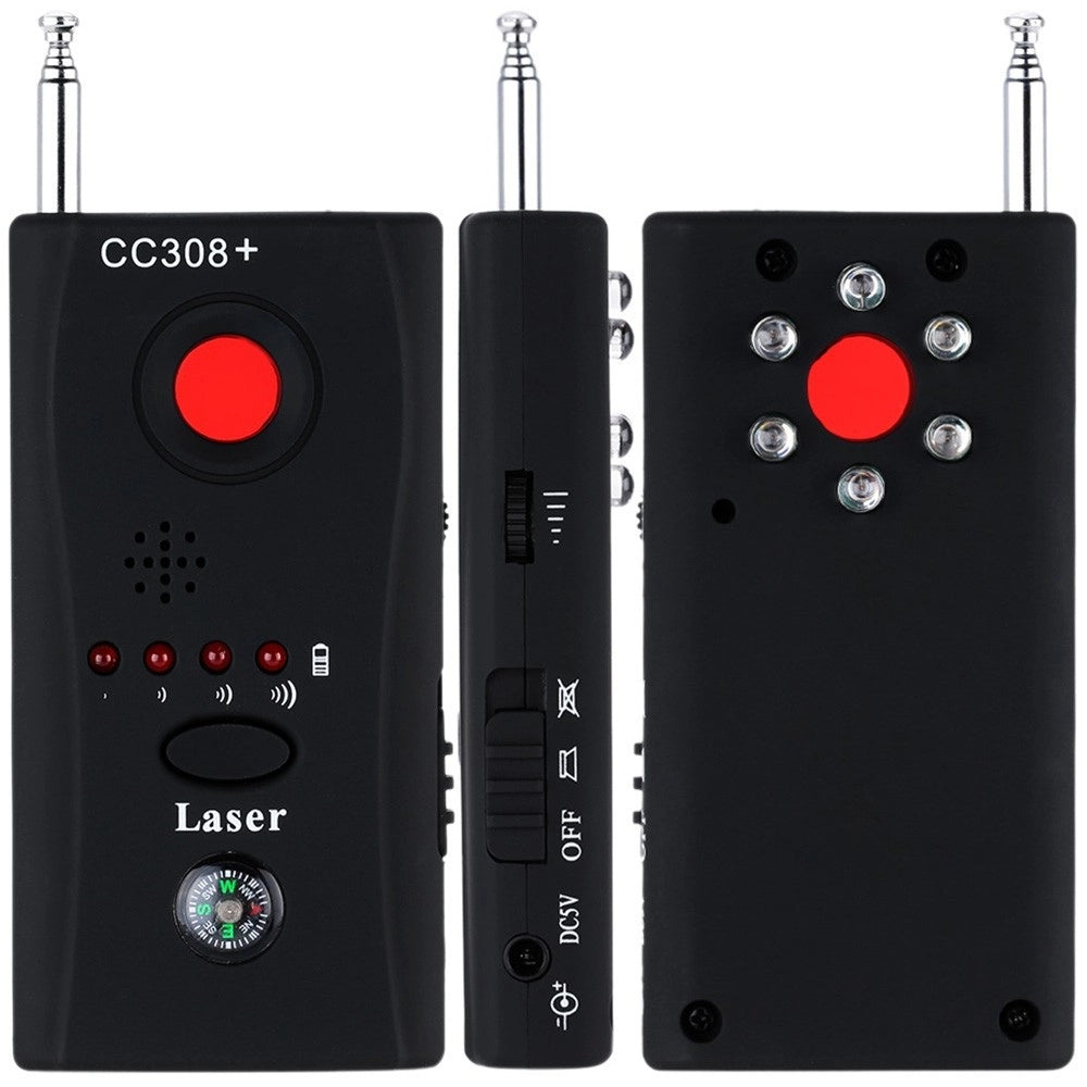 Trade Shop - Rilevatore Microspie Segnali Wireless 1.2 G 2.4 G Rilevatore Infrarossi Cc308+ -