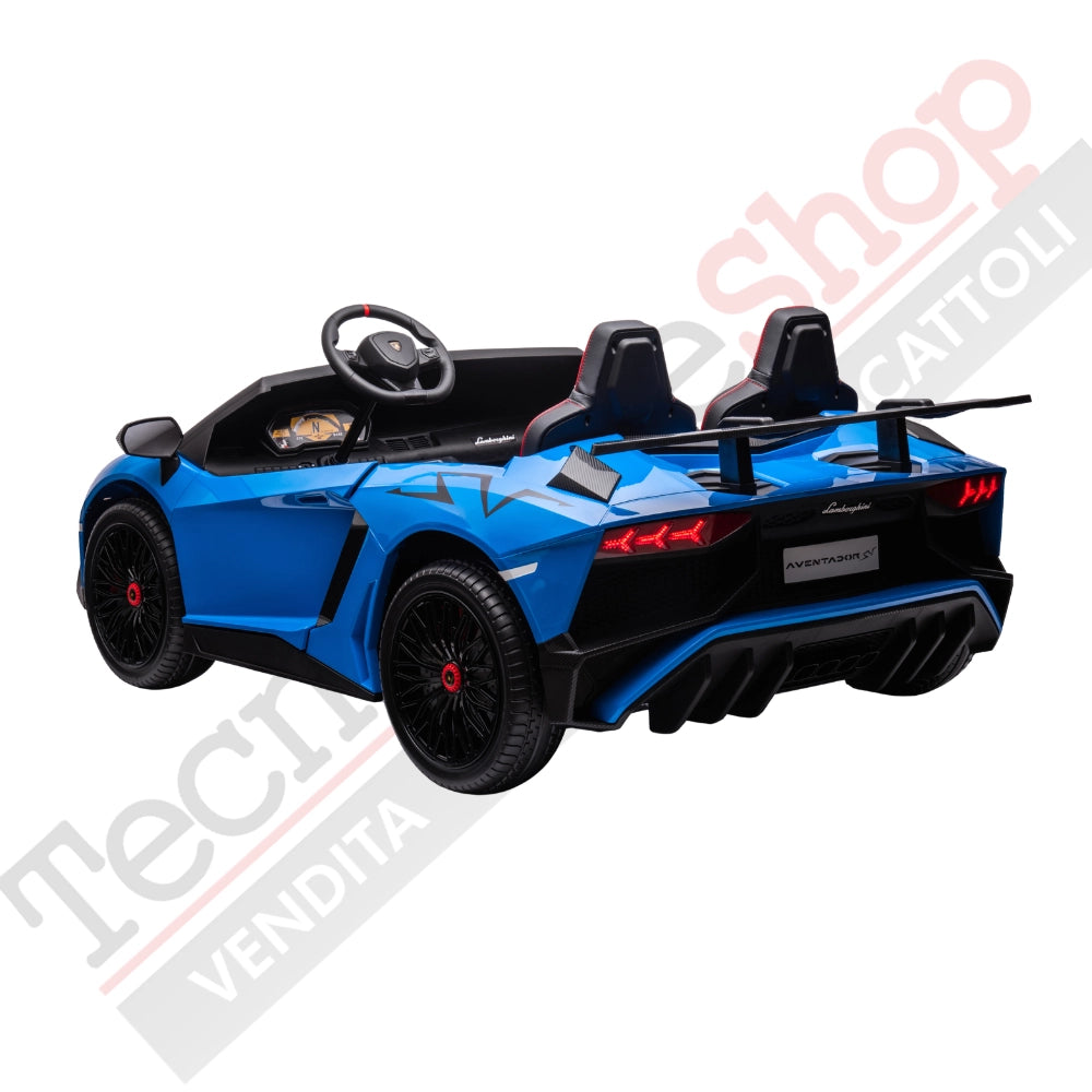 Tecnobike Shop - Auto Elettrica per Bambini Lamborghini SVJ 24V - 2 Posti Big-Blu
