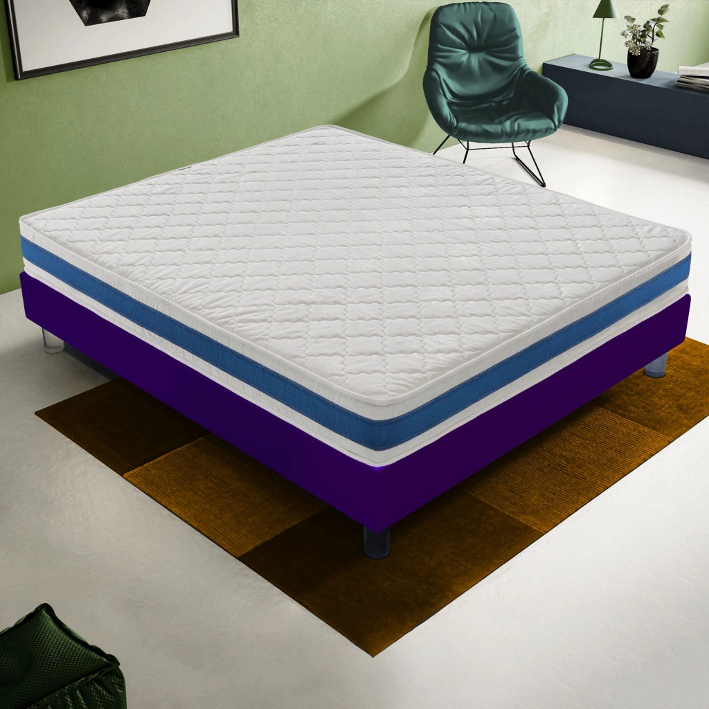 Materasso Matrimoniale 160x200 in Waterfoam - Ortopedico - reversibile - 11 zone di comfort  H4