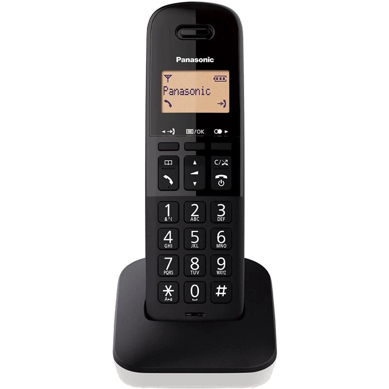 PANASONIC KXTGB610JTW TELEFONO CORDLESS COLORE NERO E BIANCO