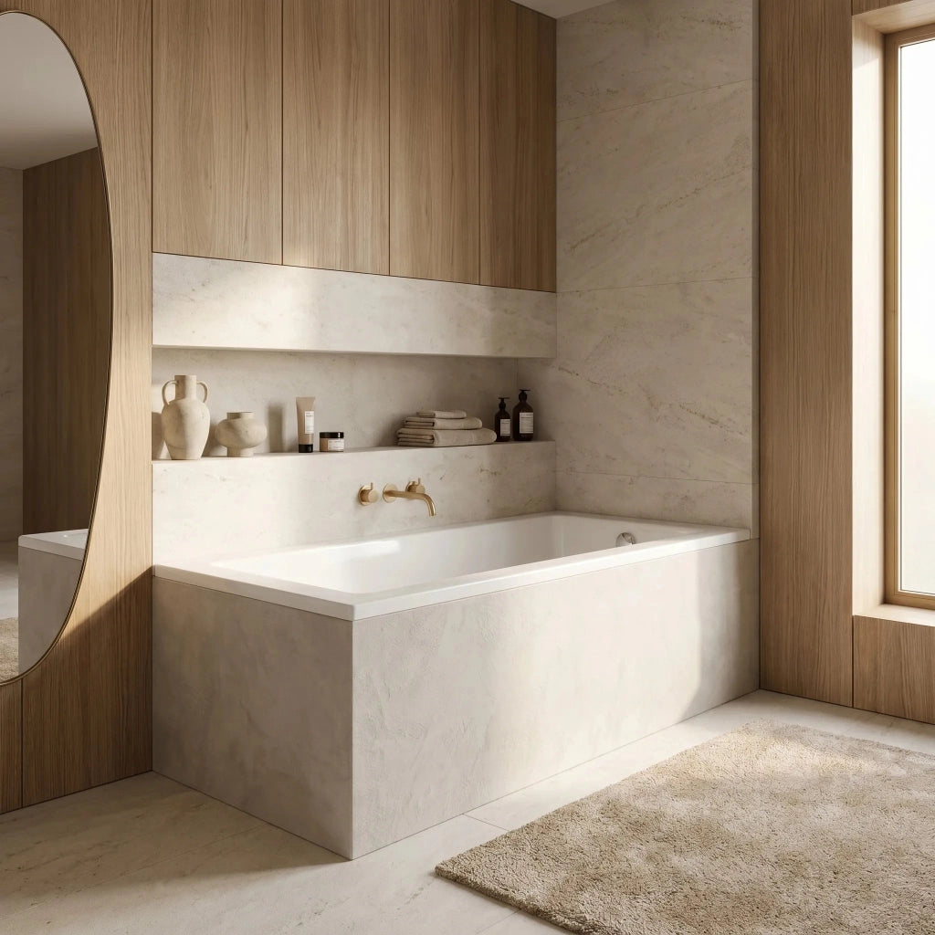 Vasca Da Bagno Acrilica Da Incasso Rea Prima 140