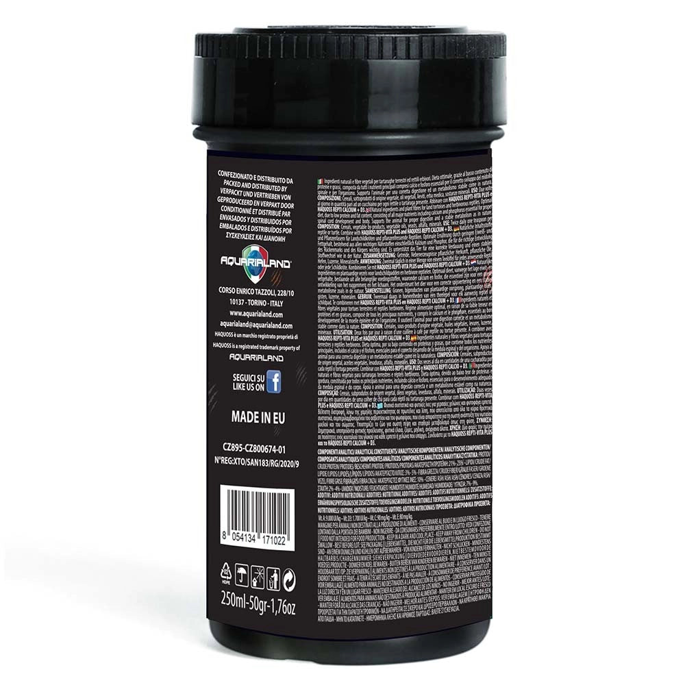 Haquoss ReptiHerbs Natural Sticks 250ml - Fibre in sticks per tartarughe e altri rettili erbivori e onnivori