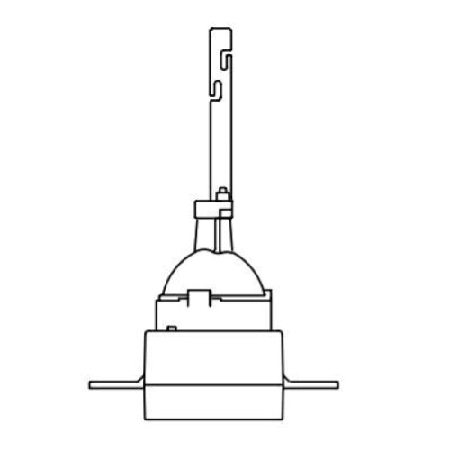 APPARECCHIO DA INCASSO QUADRO TRIMLESS IN BASSA LUMINANZA QR-CB 51 - GU5.3 50W 12V