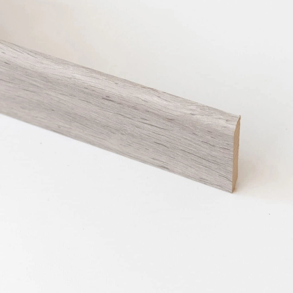 Battiscopa 70 x 10 mm MDF 240 cm Rovere Grigio 10 Pezzi