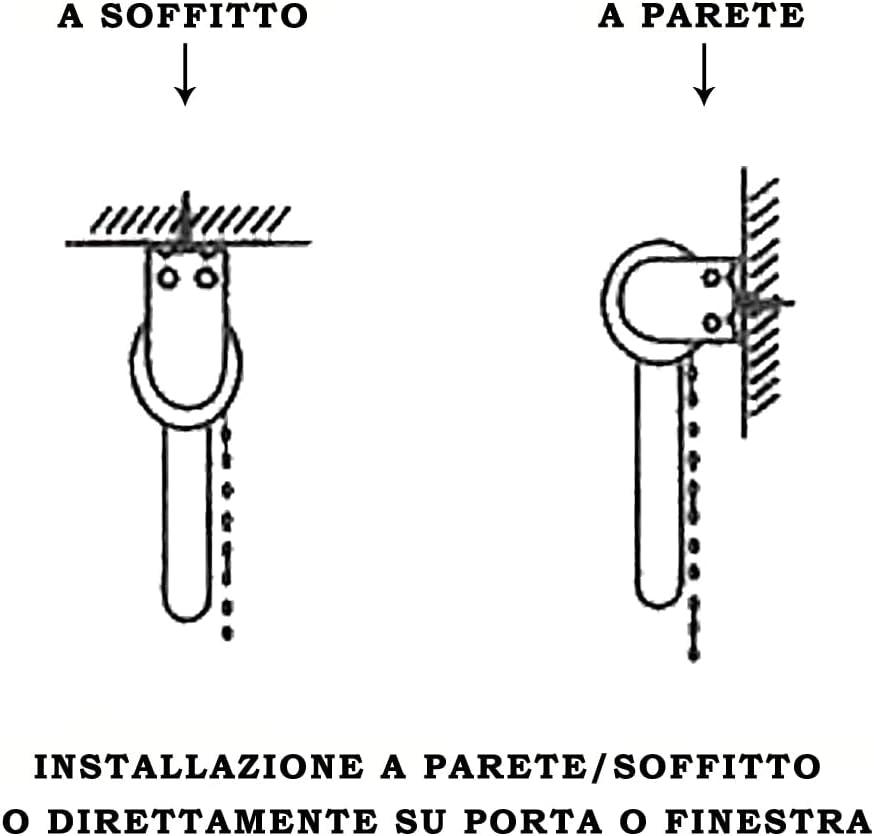 Tenda a Rullo Avvolgibile Porta Finestra Casa Ufficio Parete Soffitto Bianco 120x180 cm