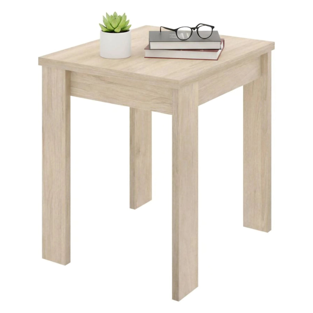 Tavolo allungabile Alamaro, Consolle estensibile multiposizione,Tavolo consolle ausiliare pieghevole, 79/134x67h79 cm, Rovere