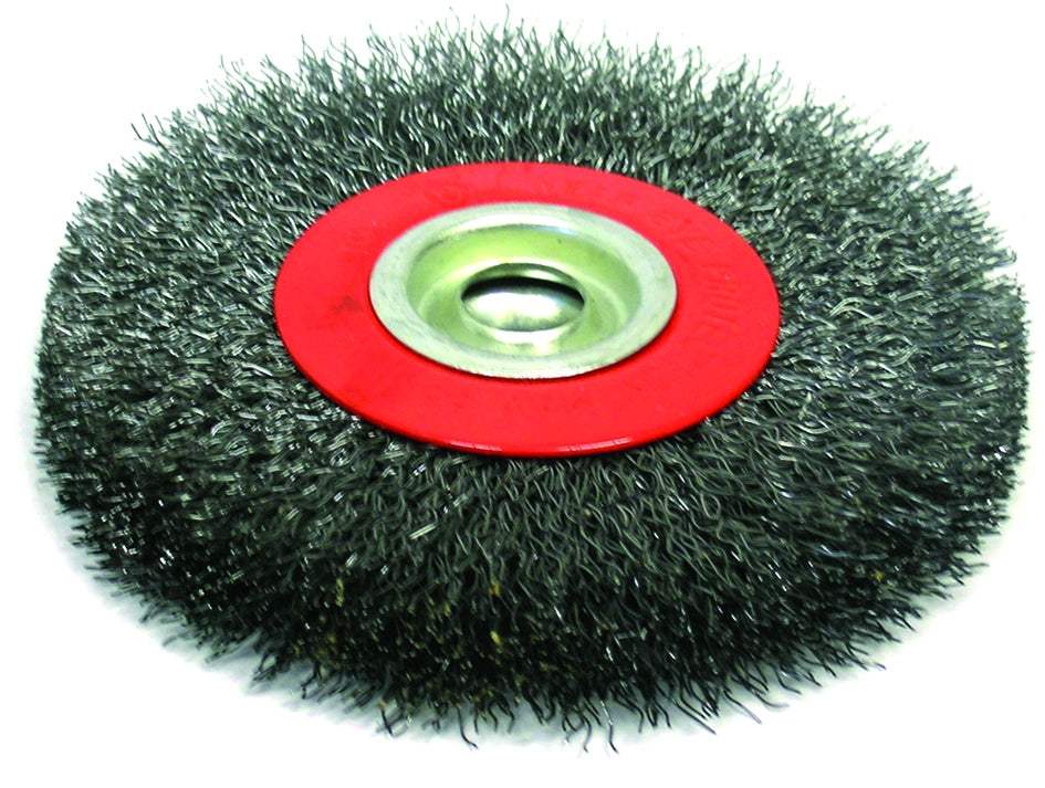 SPAZZOLA CIRCOLARE foro Ø mm. 16 mm. 150x25