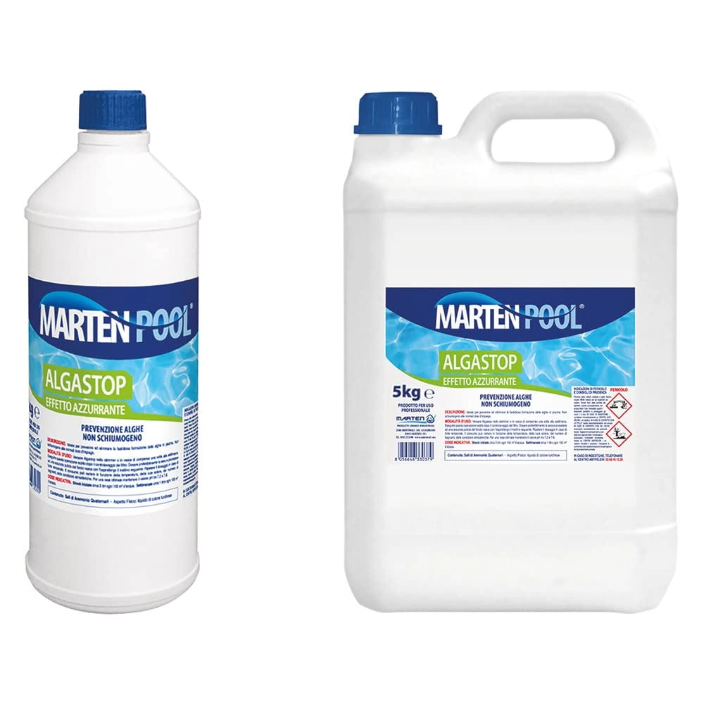 Alghicida Algastop Marten Prevenzione Formazione Alghe Piscina 1 kg