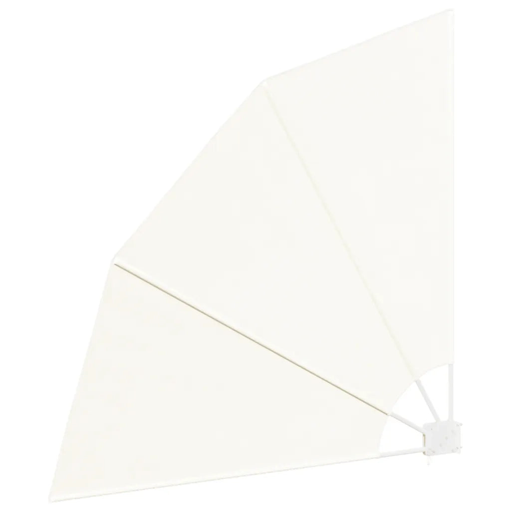 Tenda Laterale per Balcone Pieghevole Crema 140x140 cm 41578