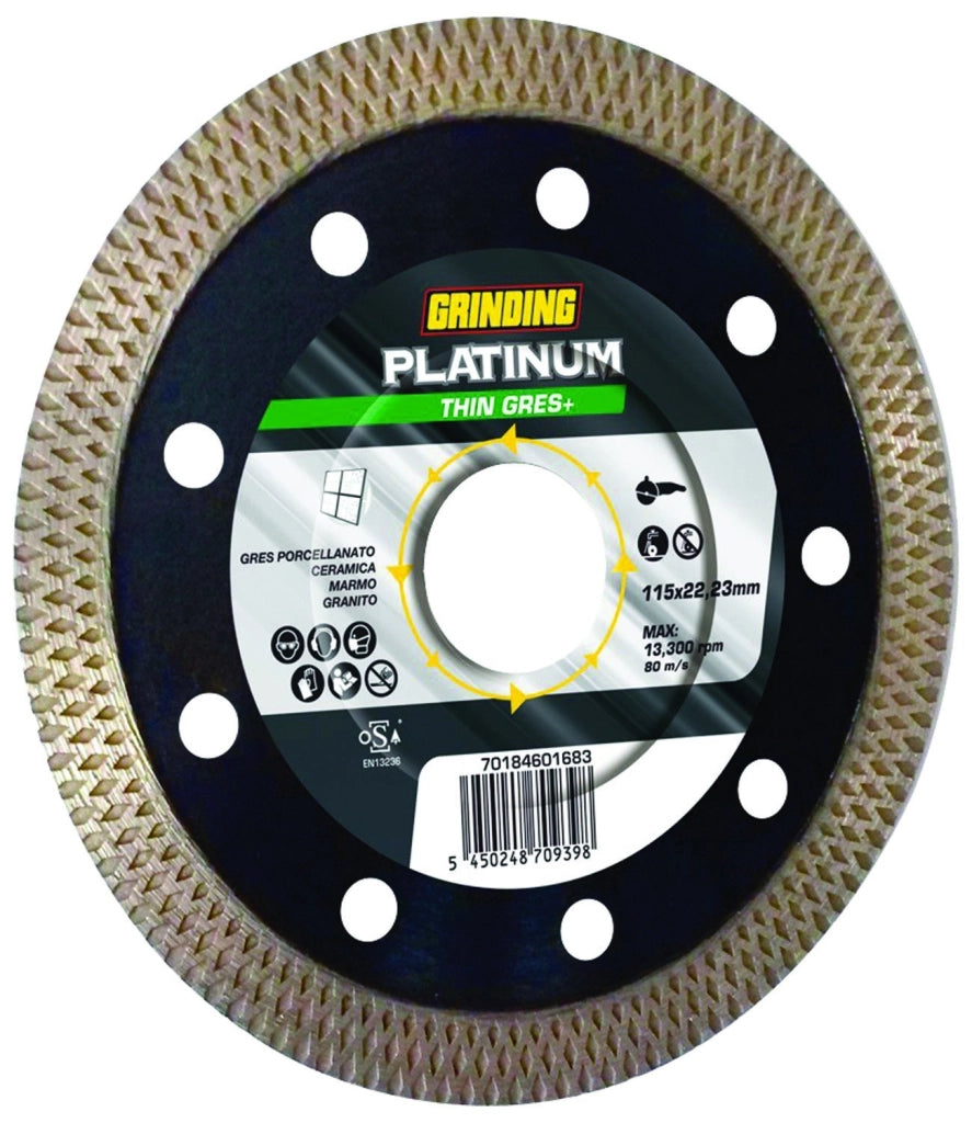 DISCO DIAMANTATO GRINDING PLATINUM THIN GRES 115X1,2